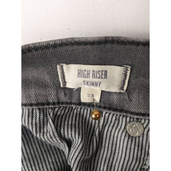 Madewell Jeans Womens Size 28 Gray High Riser Skinny - Picture 3 of 10
